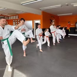 Karate Class in Action